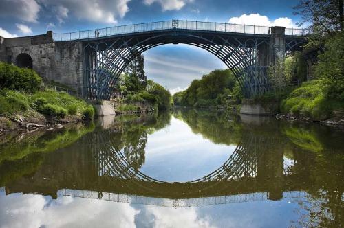 Historic Ironbridge World Heritage Site, the Birthplace of Engineering in Telford Shropshire