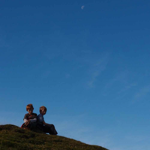 Enjoying the views near Self Catering Farm Cottage Accommodation in Shropshire, England