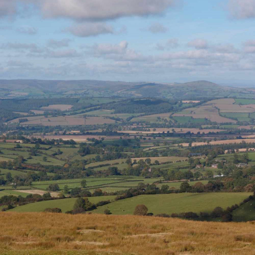 View from Atop the Clee Hill, Shropshire