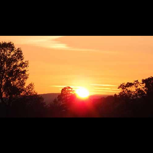 Surnrise views from Upper Heath Farm Self Catering Accommodation