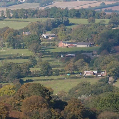 Upper Heath from top of Clee Hill, Shropshire