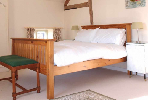 Master Bedroom at Self Catering Family Farm Cottage Shropshire